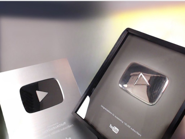 Silver Play Button